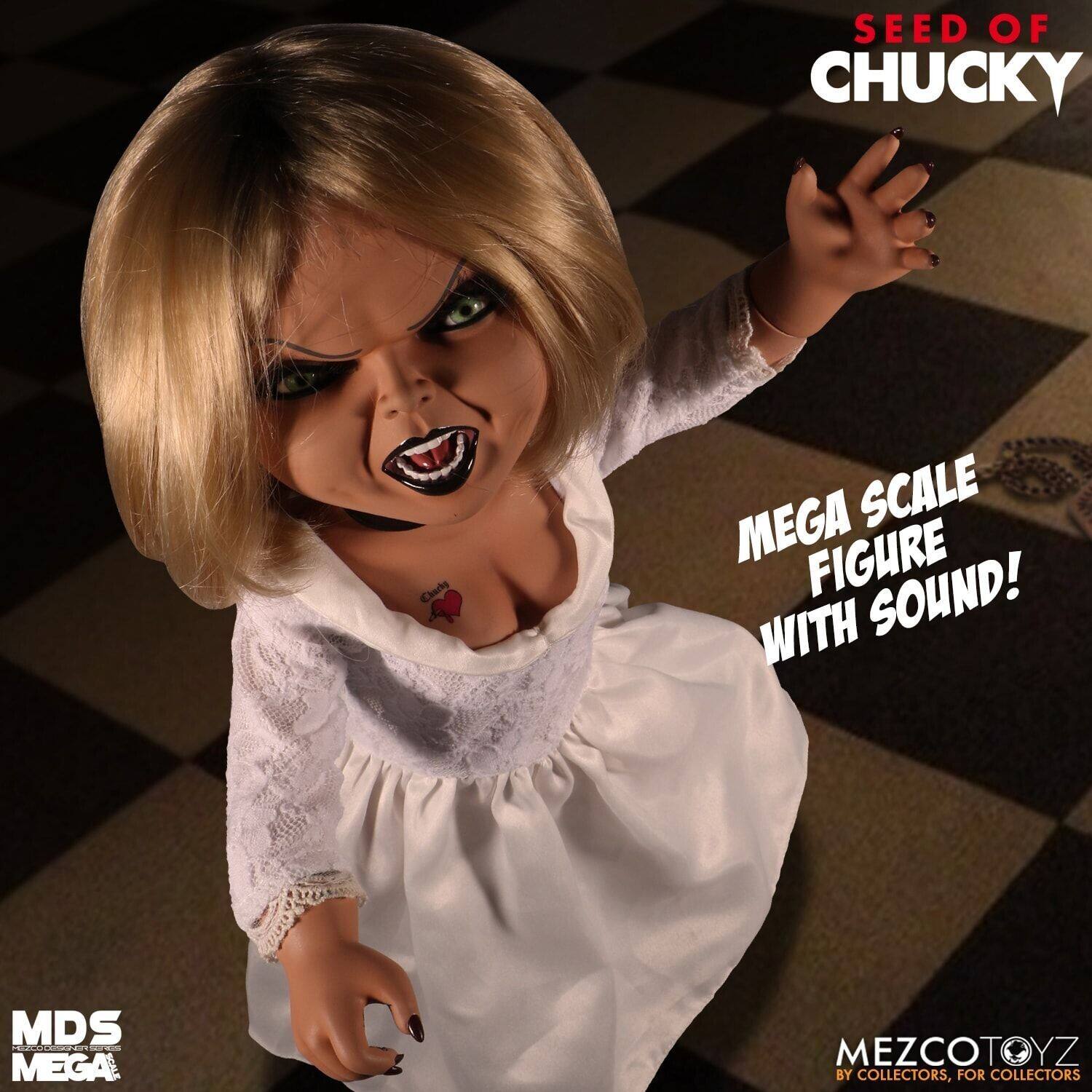 SEED OF CHUCKY  
Mega Scale Figure with Sound!  
MDS Mega  
MezcoToyz  
By Collectors, For Collectors
