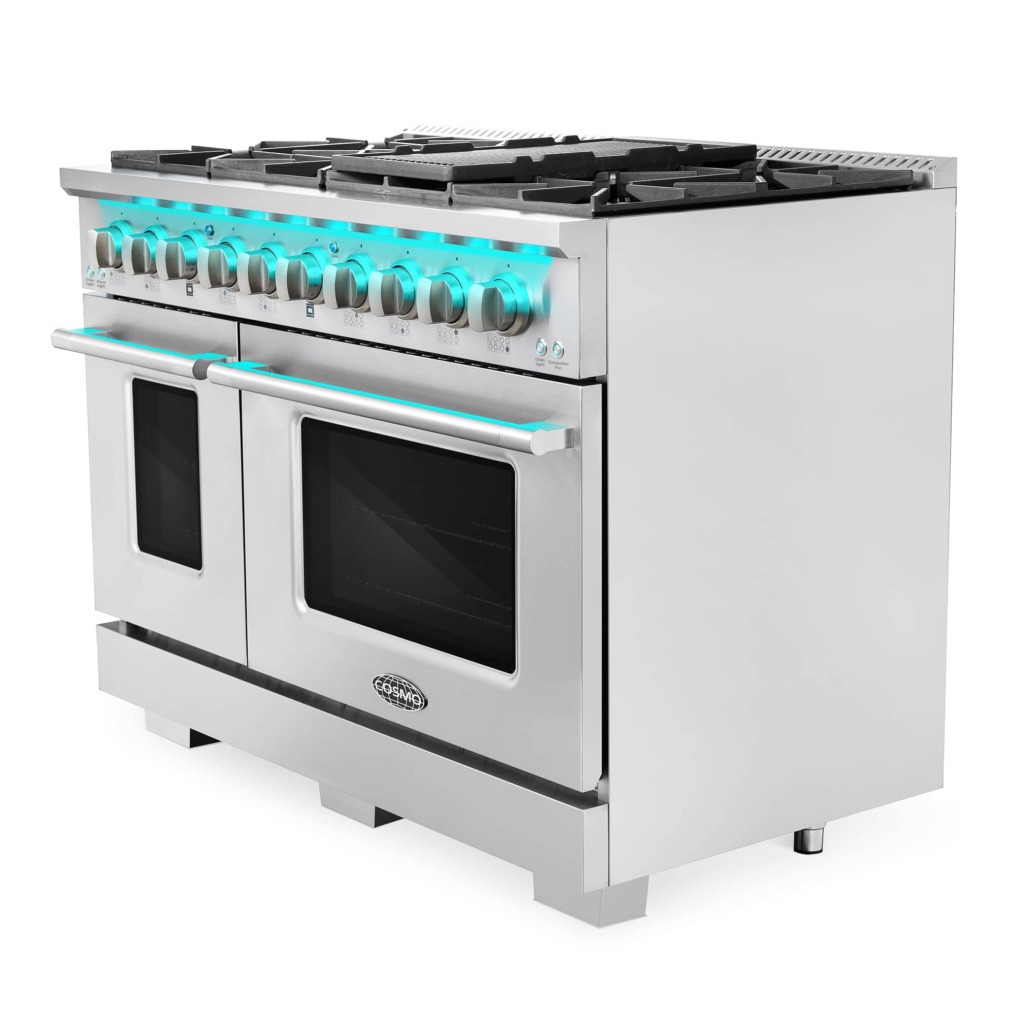 COSMO COS GRP486G 48 in. Vista Collection 6.6 cu. ft. Double Oven