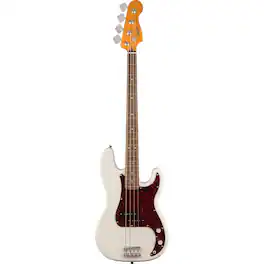 Squier - Classic Vibe '60s Precision Bass Electric Guitar, Indian Laurel Fingerboard, Olympic White