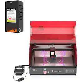 Mecpow - X4 Pro 22W Laser Engraver & B40W Laser Module Combo Set, High-Speed Cutting & Precision Engraving for Wood Metal Acrylic