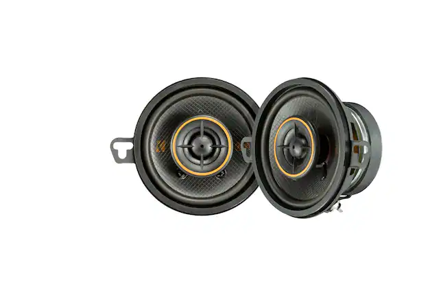 Front. KICKER - KS Series 3-1/2" 2-Way Car Speakers (Pair) - Black.