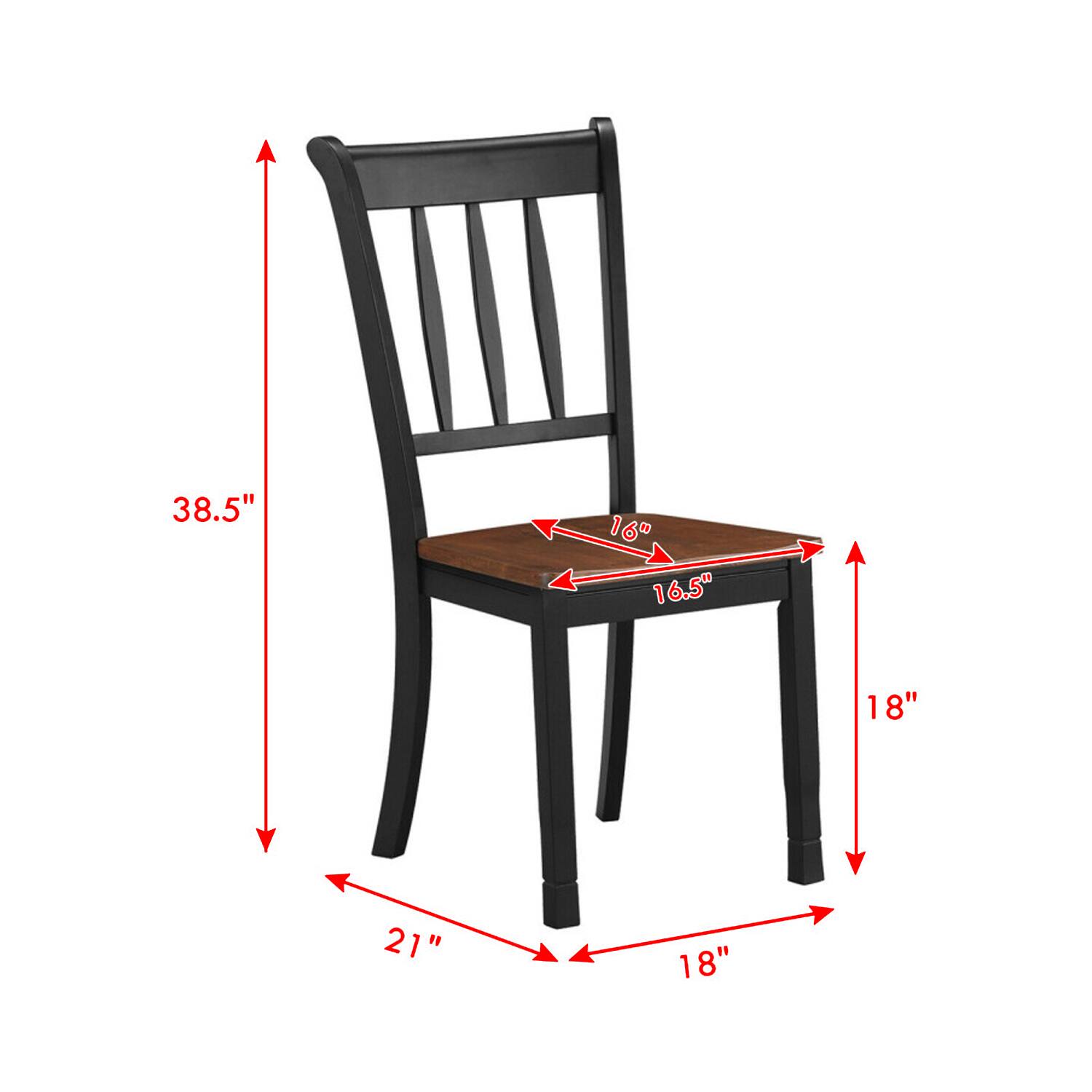 38.5" 16" 16.5" 18" 21" 18"