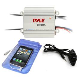 Pyle - Auto 2-Channel Bridgeable Marine Amplifier - White
