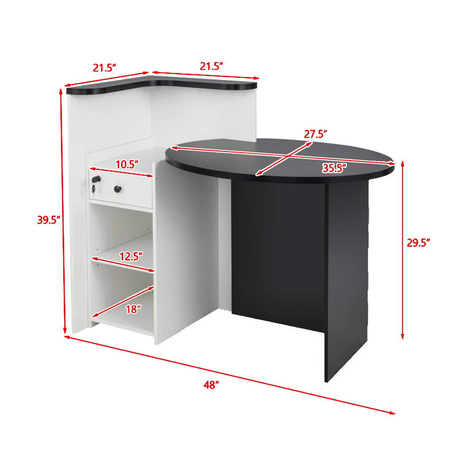 21.5" 21.5" 27.5" 10.5" 35.5" 39.5" 12.5" 29.5" 18" 48"