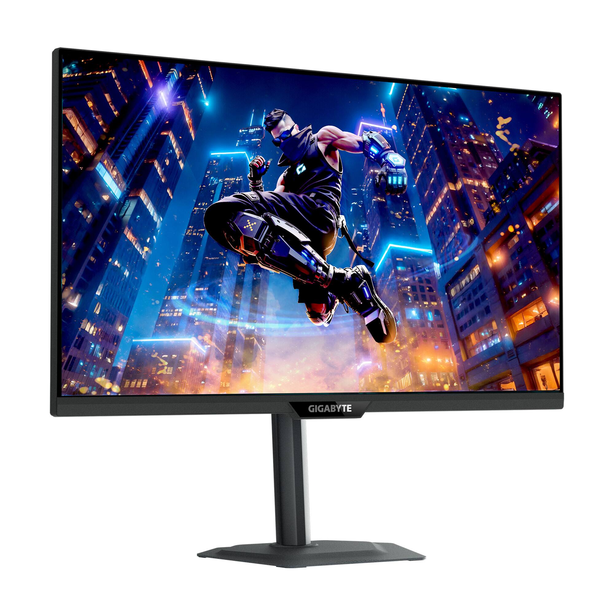 Alt View 4. GIGABYTE - M Series 27" IPS QHD 160Hz 1-ms FreeSync Premium G-Sync Compatible with VESA HDR (HDMI, DisplayPort, USB) - Black.