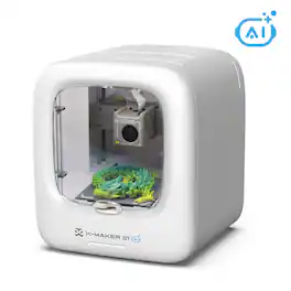 AOSEED - AI-Powered X-MAKER Joy kid 3d printer STEM Toy : 1500+ Models, 15+ Design Modules,3D design App - White