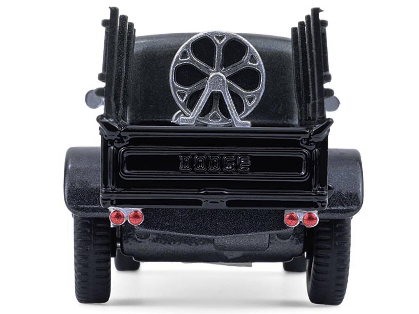 Alt View 4. Greenlight - 1946 Dodge Power Wagon Fire Truck Black "Black Bandit" Series 30 1/64 Diecast Model Car by Greenlight.