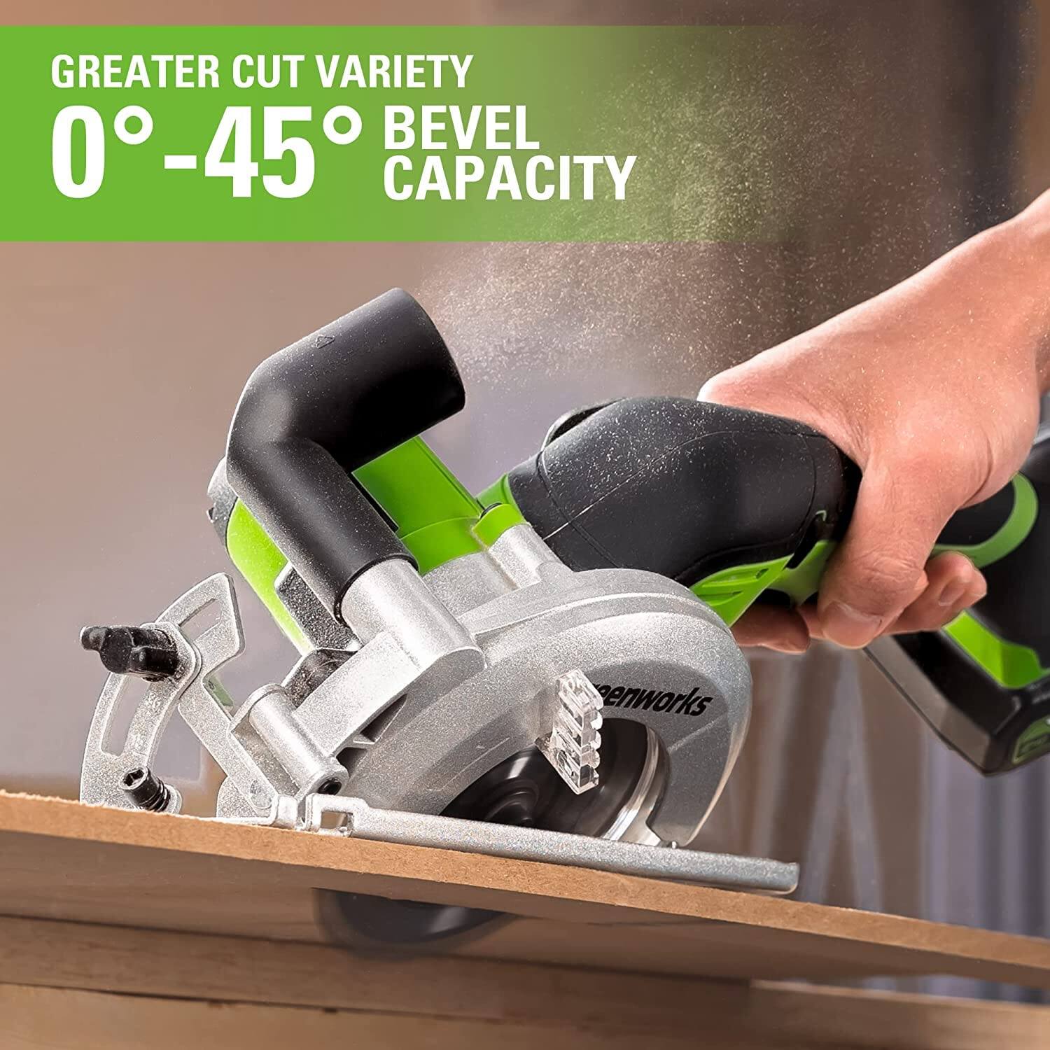 GREATER CUT VARIETY  
0°-45° BEVEL CAPACITY