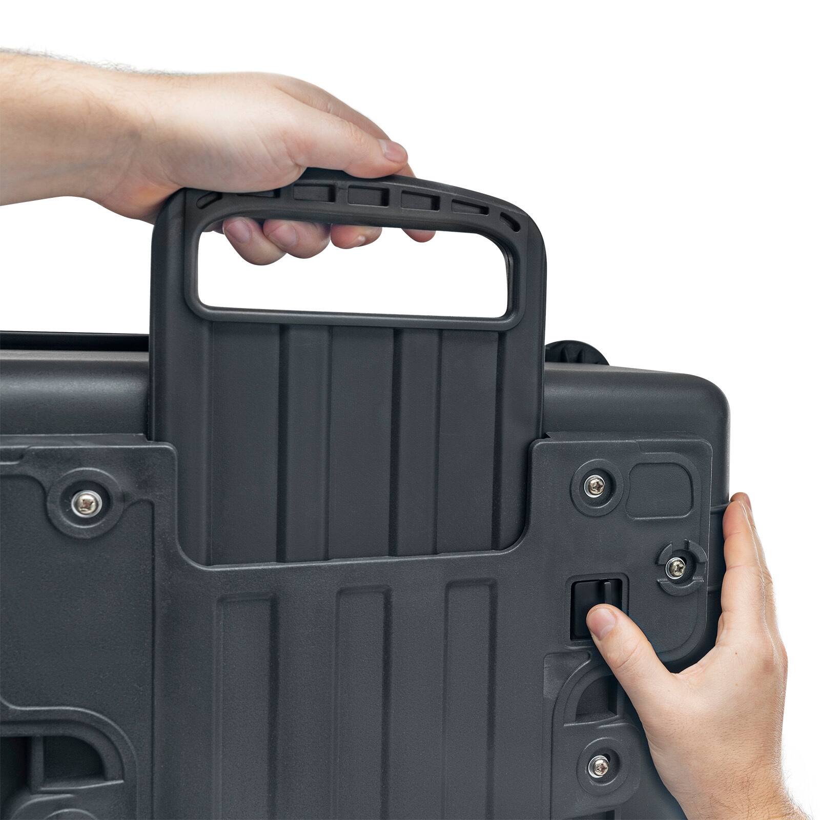 Back. Koah - Koah Weatherproof Wheeled Hard Case with Customizable Foam (25 x 20 x 12 Inch).