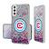 Front. Keyscaper - Chicago Fire Galaxy Confetti Clear Case - S24 - Multicolor.