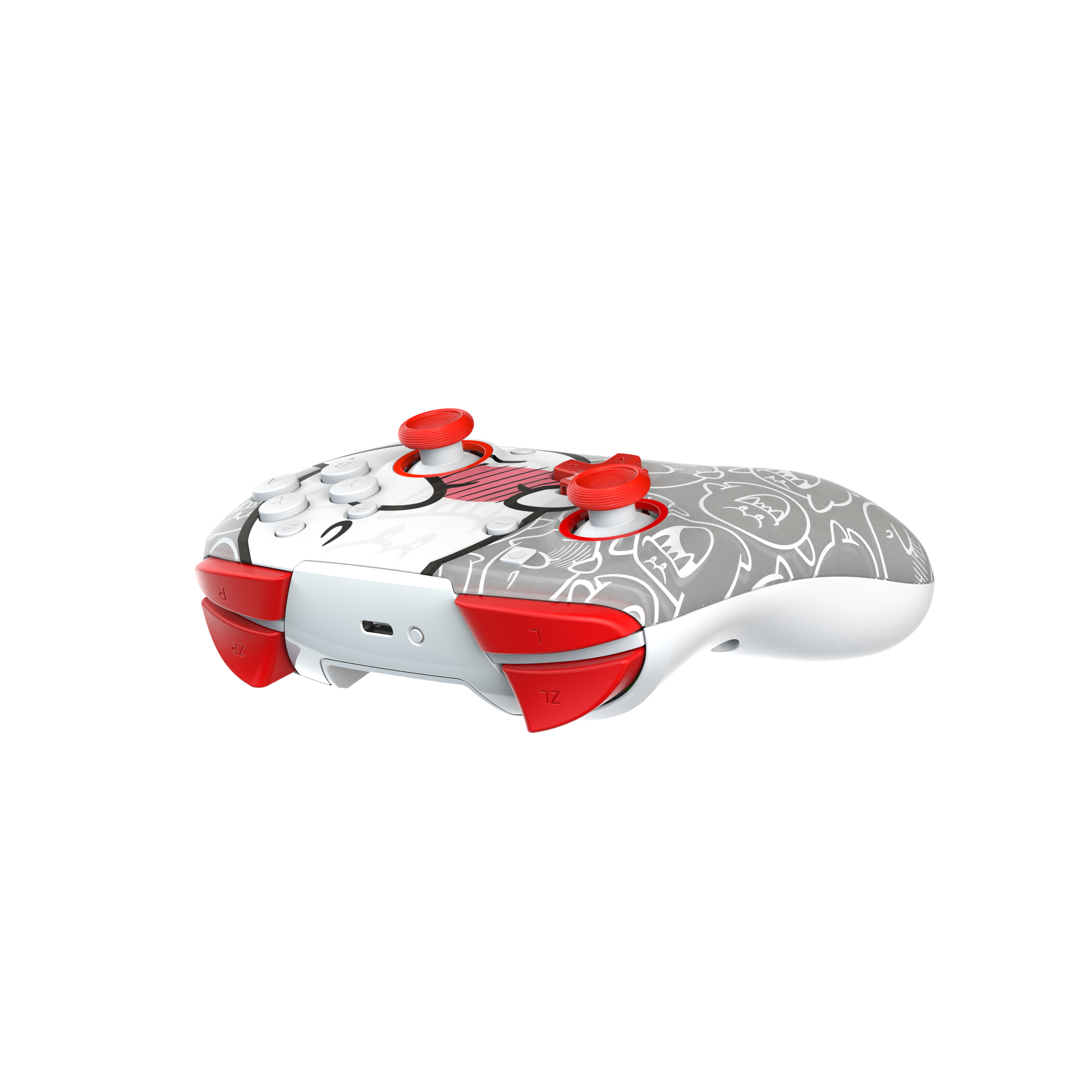 Alt View 24. PDP - Rematch Wireless Gaming Controller for Nintendo Switch, Nintendo Switch 2 - Boo-Hoo.