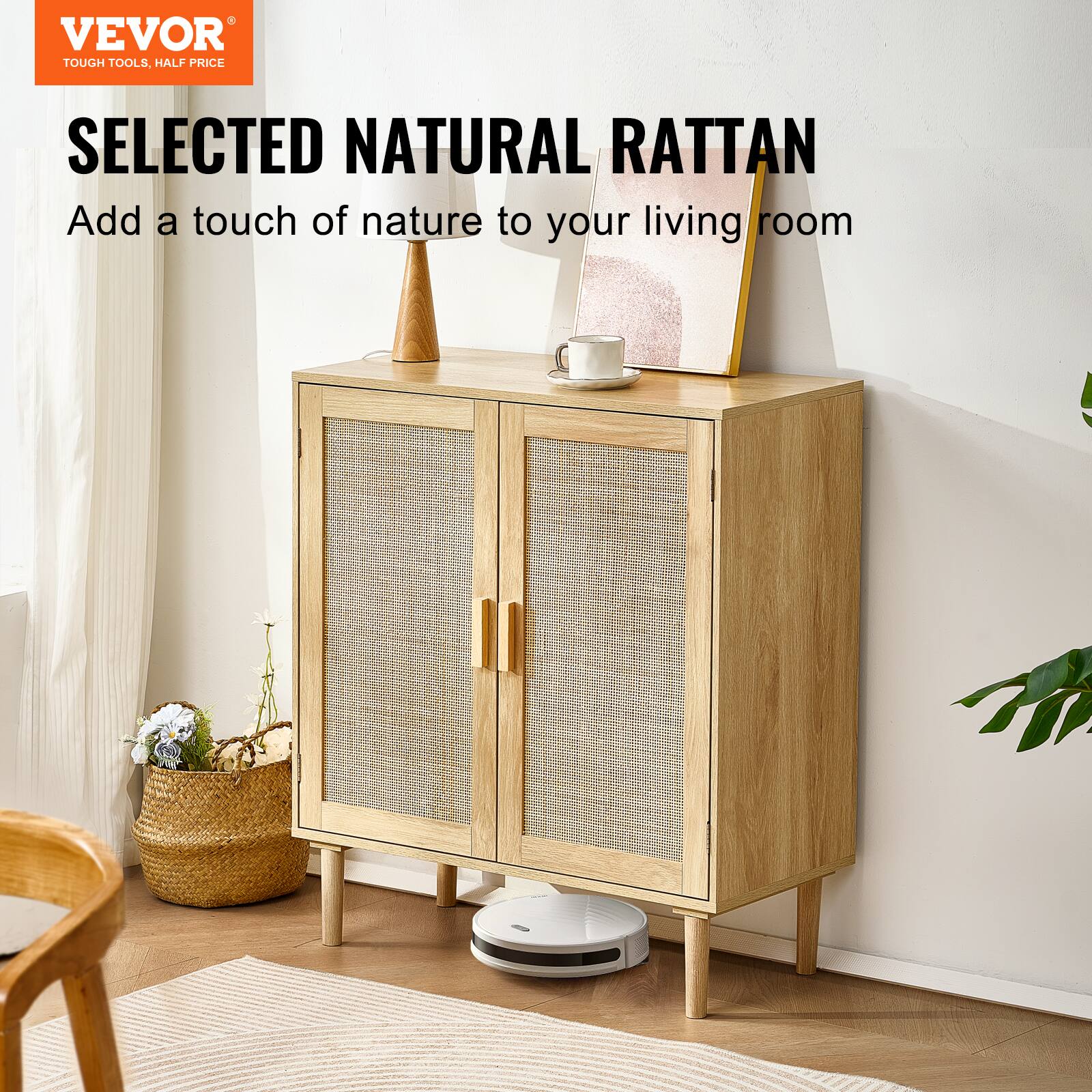 VEVOR  
TOUGH TOOLS, HALF PRICE  

SELECTED NATURAL RATTAN  
Add a touch of nature to your living room