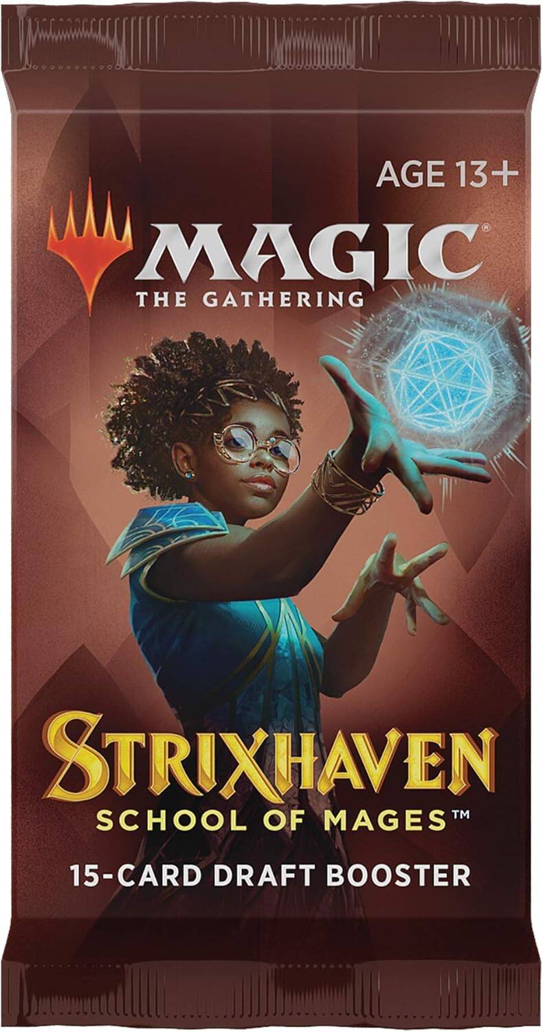 AGE 13+ MAGIC THE GATHERING STRIXHAVEN SCHOOL OF MAGES 15-CARD DRAFT BOOSTER