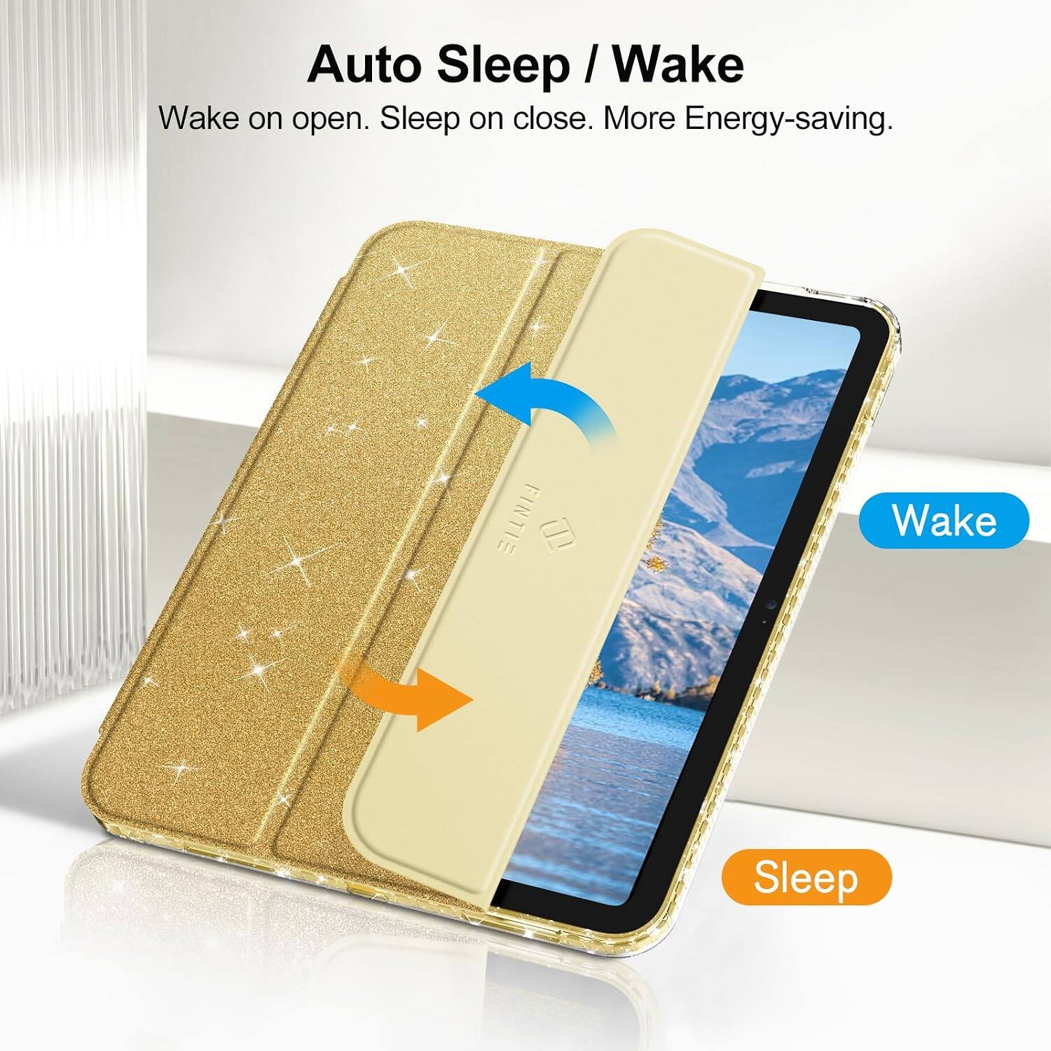 Auto Sleep / Wake  
Wake on open. Sleep on close. More Energy-saving.