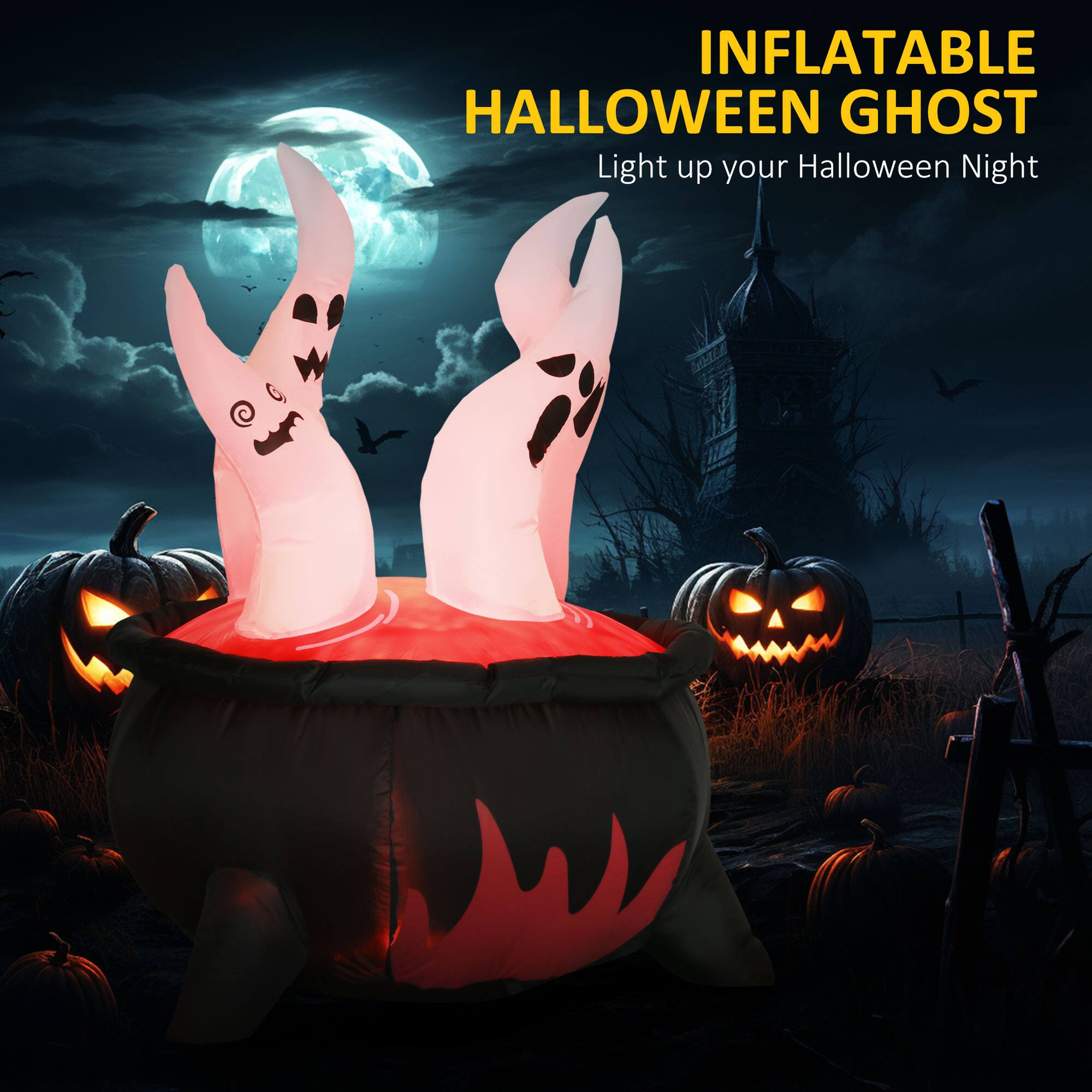 INFLATABLE HALLOWEEN GHOST
Light up your Halloween Night