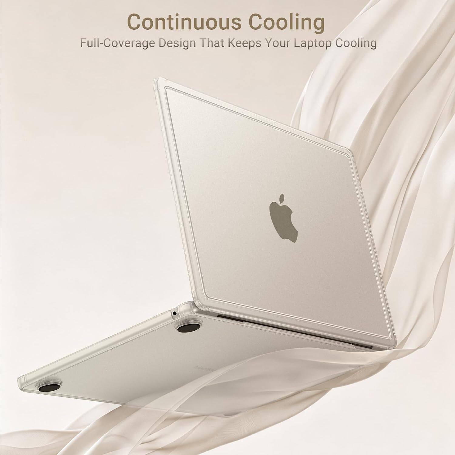 Continuous Cooling  
Full-Coverage Design That Keeps Your Laptop Cooling