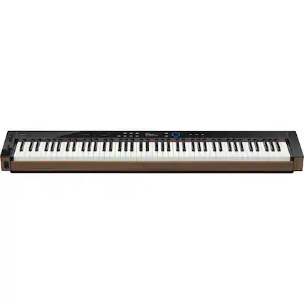 Front. Casio - Casio Privia PX-S6000 88-Key Slim Portable Digital Stage Piano, Black.