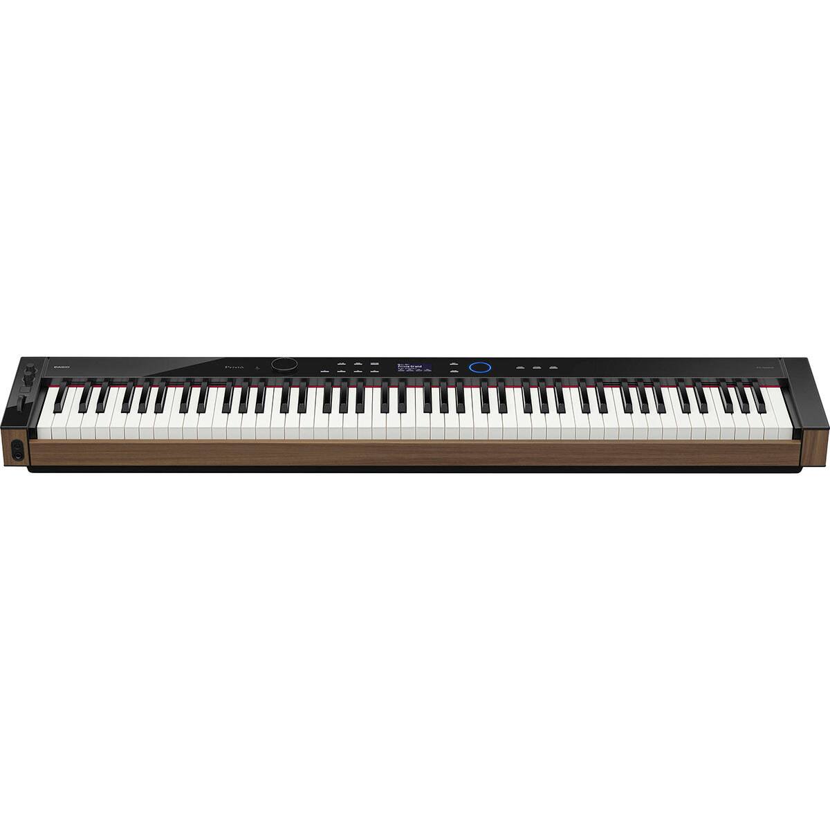 Front. Casio - Casio Privia PX-S6000 88-Key Slim Portable Digital Stage Piano, Black.