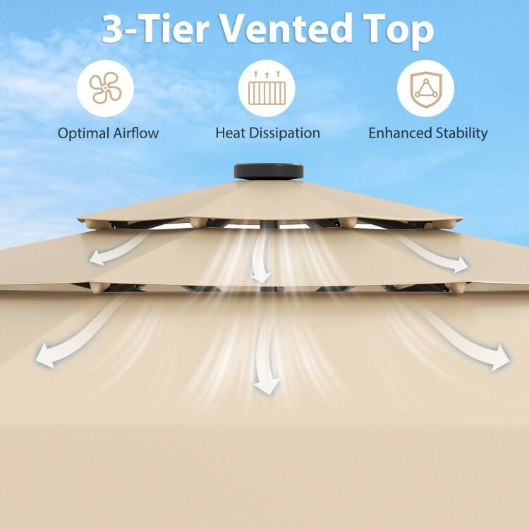 3-Tier Vented Top

- Optimal Airflow
- Heat Dissipation
- Enhanced Stability
