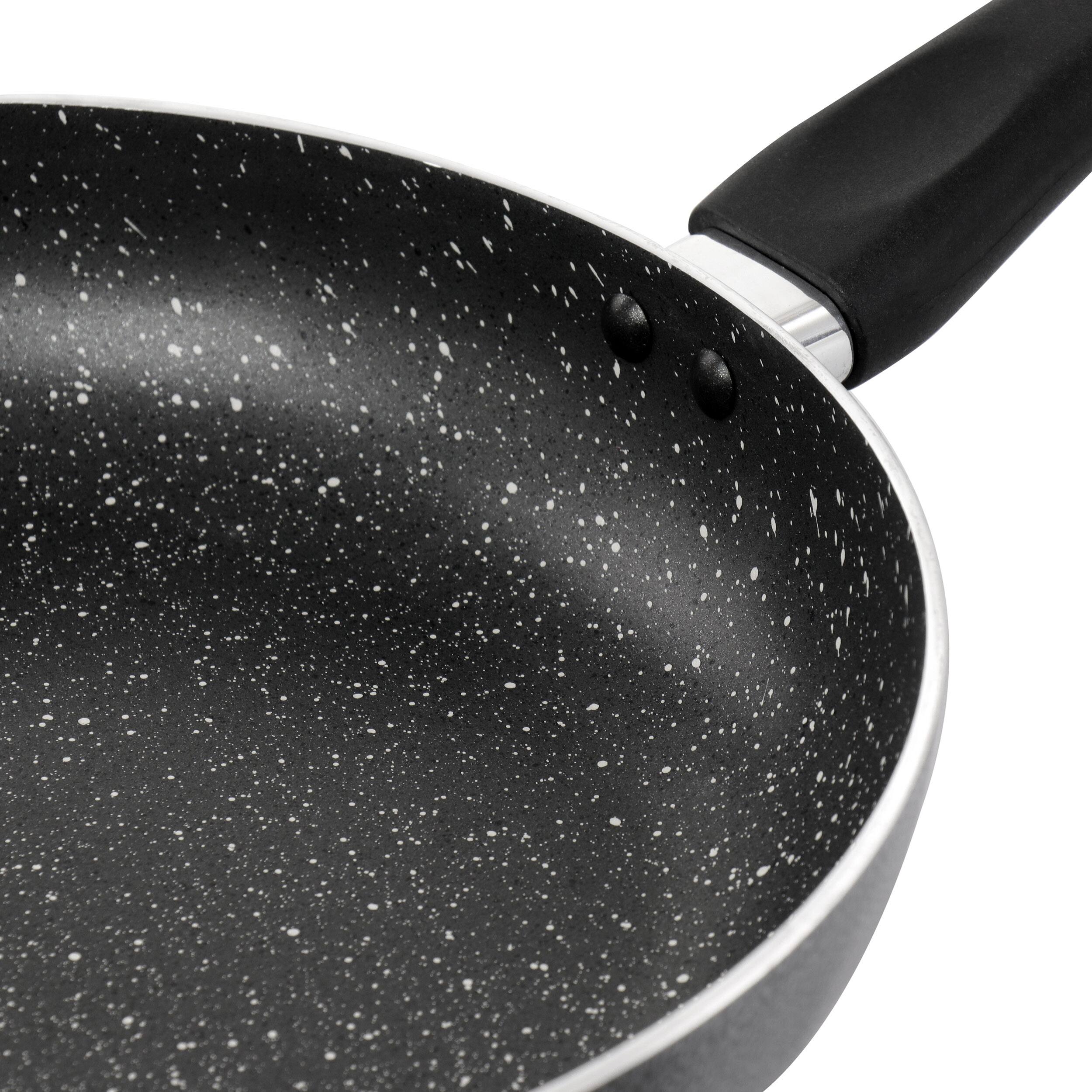 Alt View 2. Oster - Oster Pallermo 11 Inch Nonstick Aluminum Frying Pan in Charcoal - Charcoal.