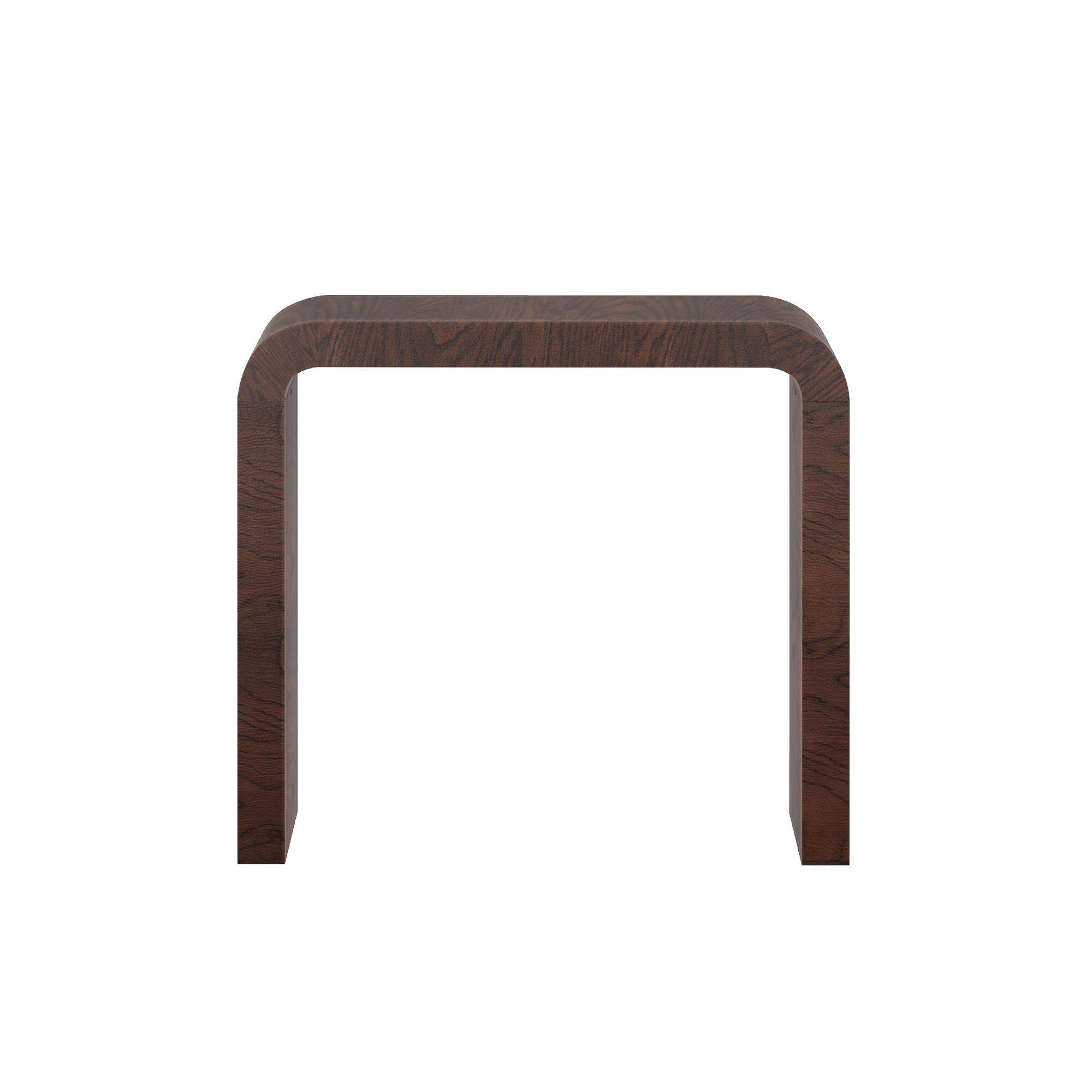 Alt View 6. Plank+Beam - Arcata Console Table, (36in / 910mm), Hazelnut - Hazelnut.