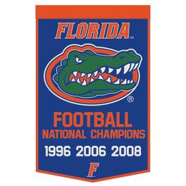 WinCraft - Florida Gators 24" x 38" Wool Championship Banner - Multicolor