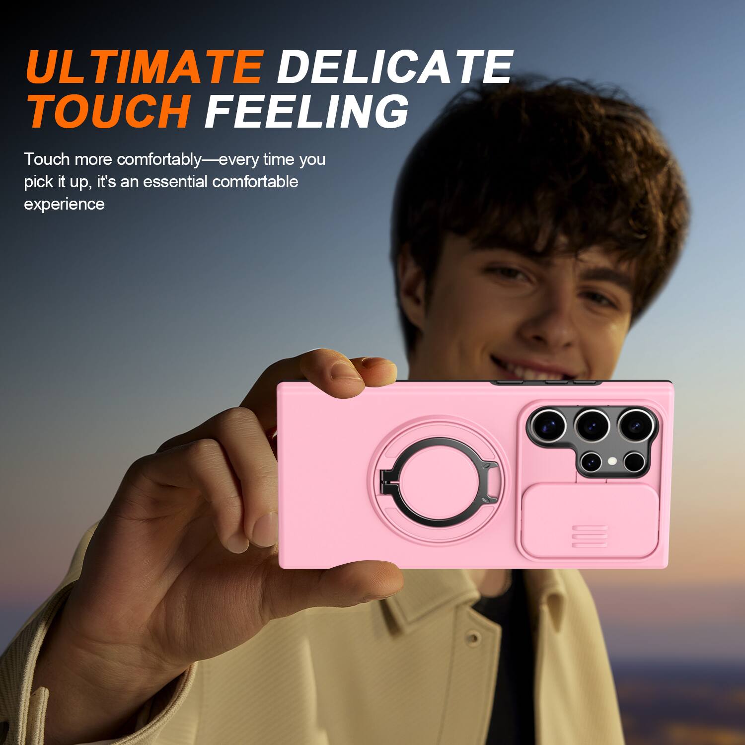 ULTIMATE DELICATE TOUCH FEELING

Touch more comfortably—every time you pick it up, it's an essential comfortable experience