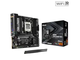 ASRock - B850M Challenger WiFi AM5 AMD B850 Micro ATX Motherboard