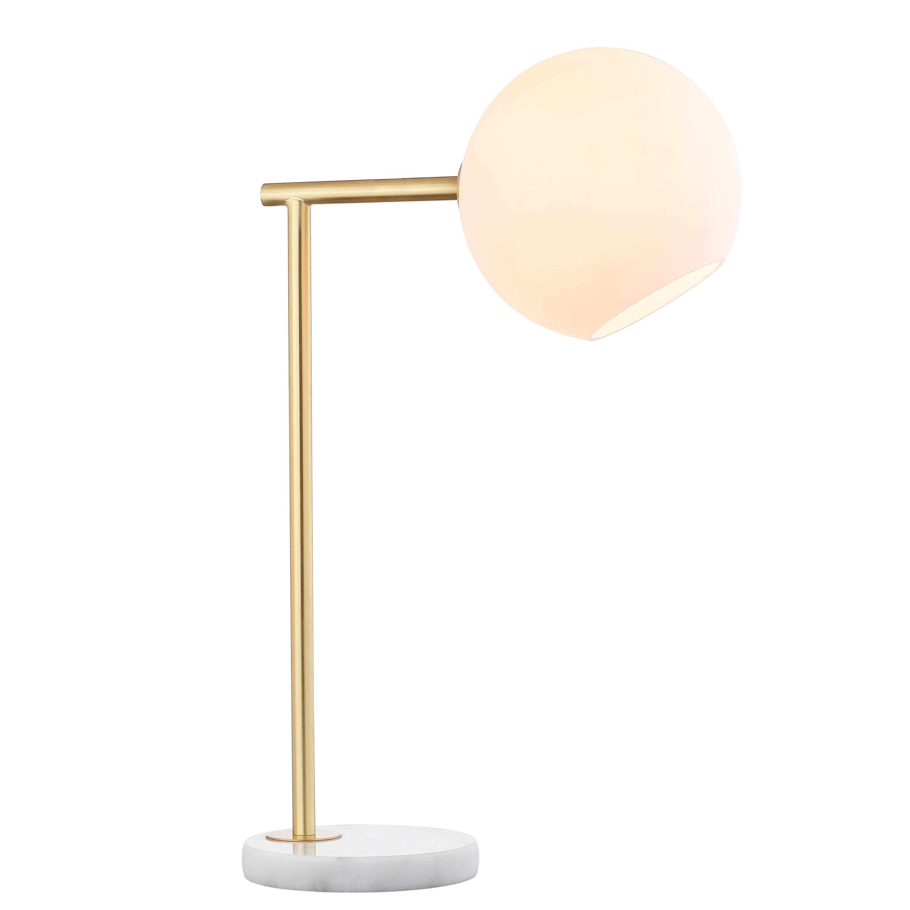 "Jonathan Y - Charles 20.5"" Contemporary Modern Metal/Marble LED Table Lamp, /White - Gold" price history on PriceWatchPro
