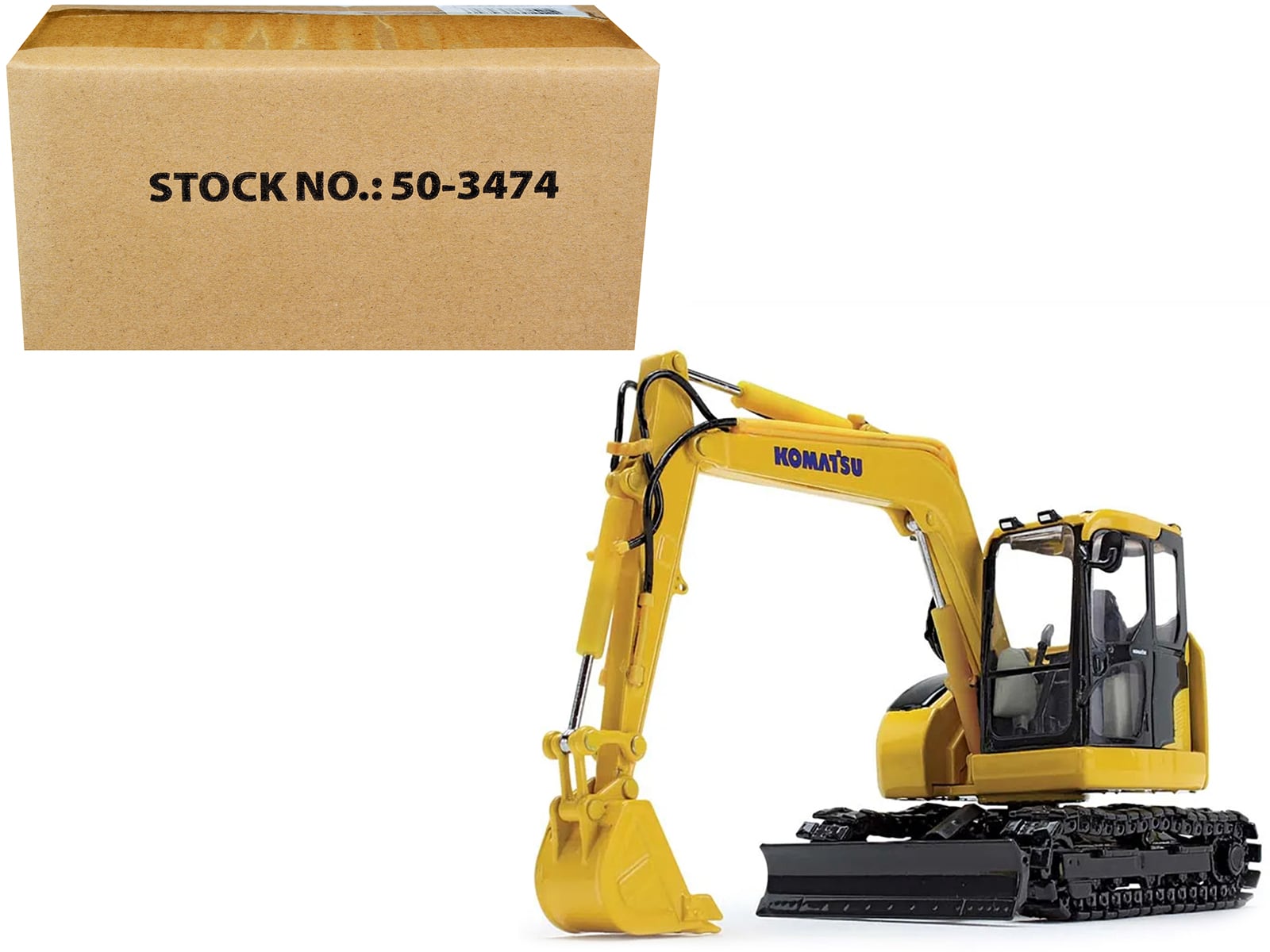 First Gear - Komatsu PC78US-11 Excavator Yellow 1/50 Diecast Model by DCP/First Gear price history on PriceWatchPro