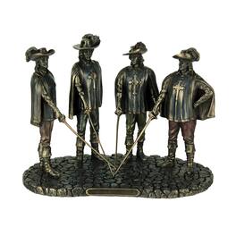 Veronese Design - The Musketeers All For One Finished Statue - Bronze