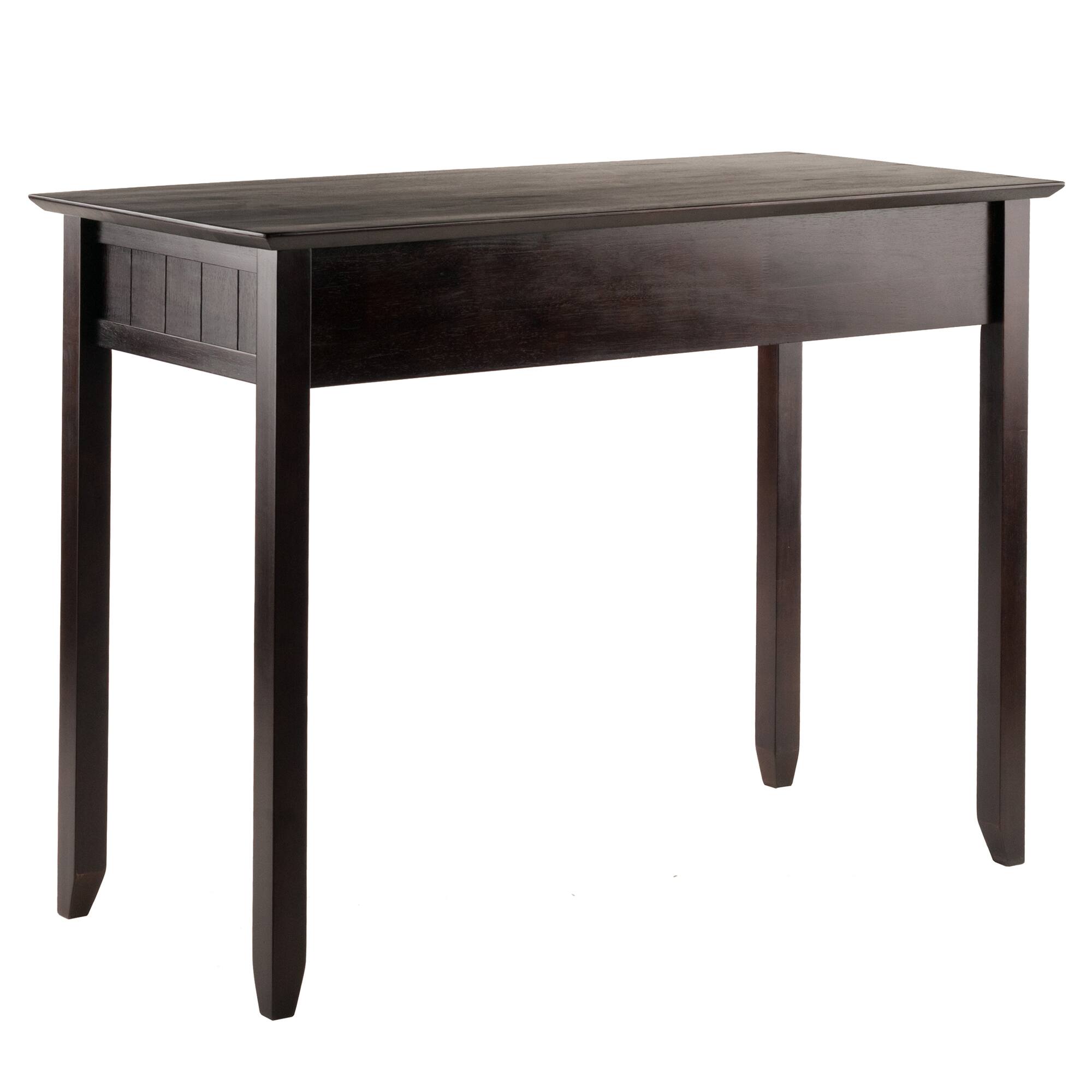 Alt View 3. Winsome Wood - Burke Home Office Writing Desk - Coffee.
