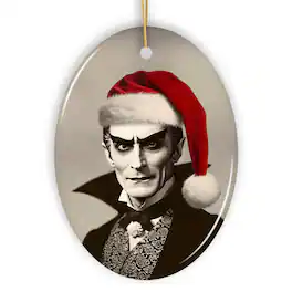 OrnamentallyYou - Phantom Count Dracula Ornament Eerie Holiday Keepsake for Halloween Celebrations - Multi-colored