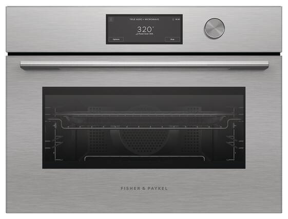 TRUE AERO MICROWAVE
19:30
320°
Power level: 35%
Options
Stop
FISHER & PAYKEL