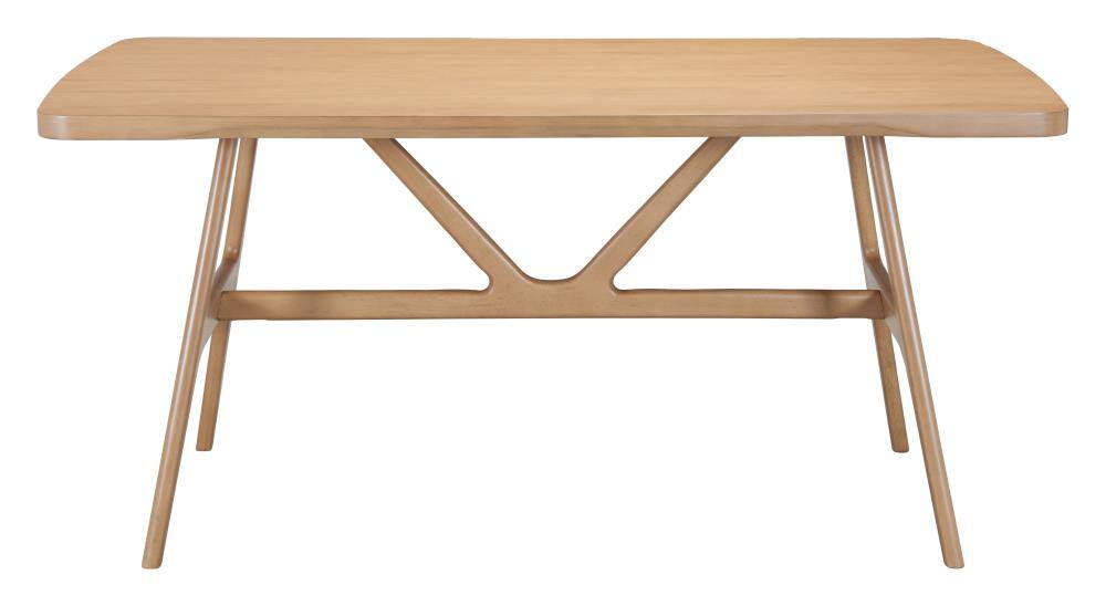 Alt View 1. Hivvago - Rovina Dining Table Natural - Natural.