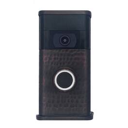 Michael Healy - Hammered Video Doorbell Cover (Ring 3, 3 Plus, 4, Battery Plus and Battery Pro) - Oiled Bronze