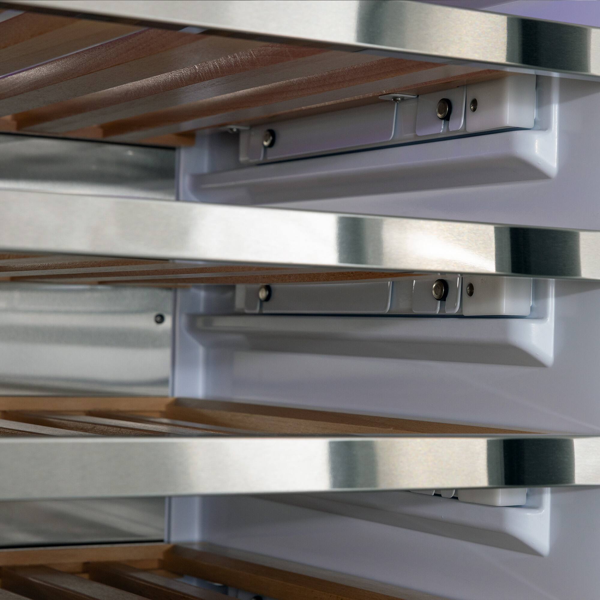 Back. Kucht - 24-in Built-in Panel Ready Three Zones Wine Cooler - Panel Ready.