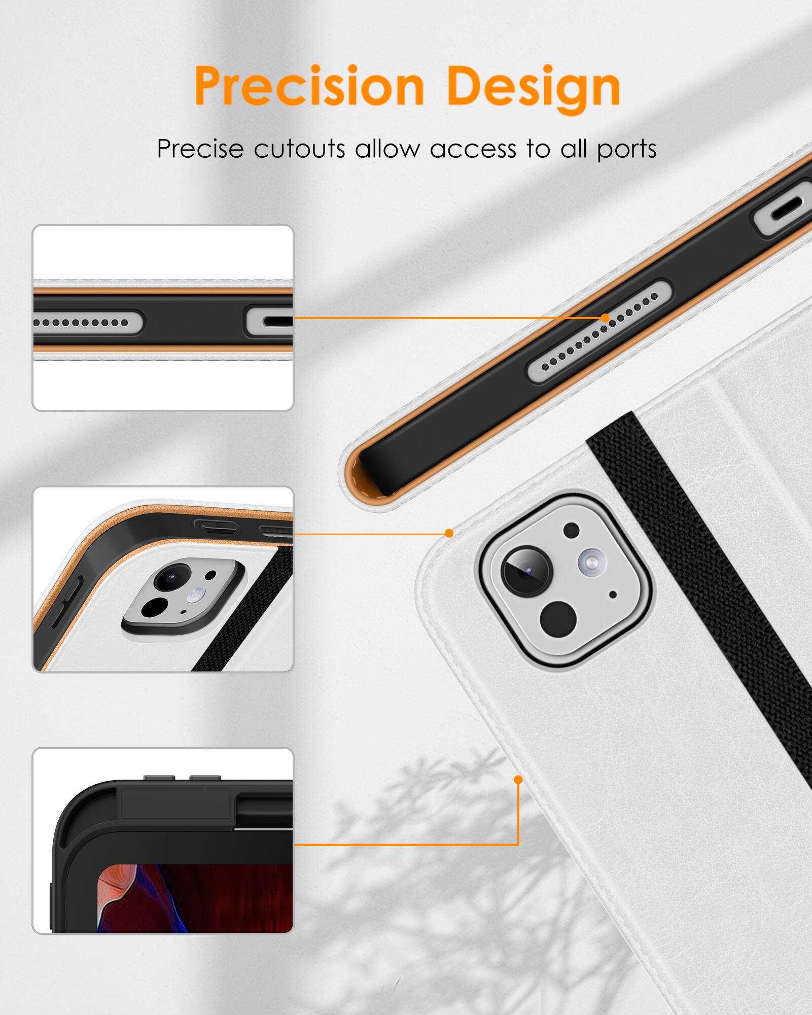 Precision Design  
Precise cutouts allow access to all ports