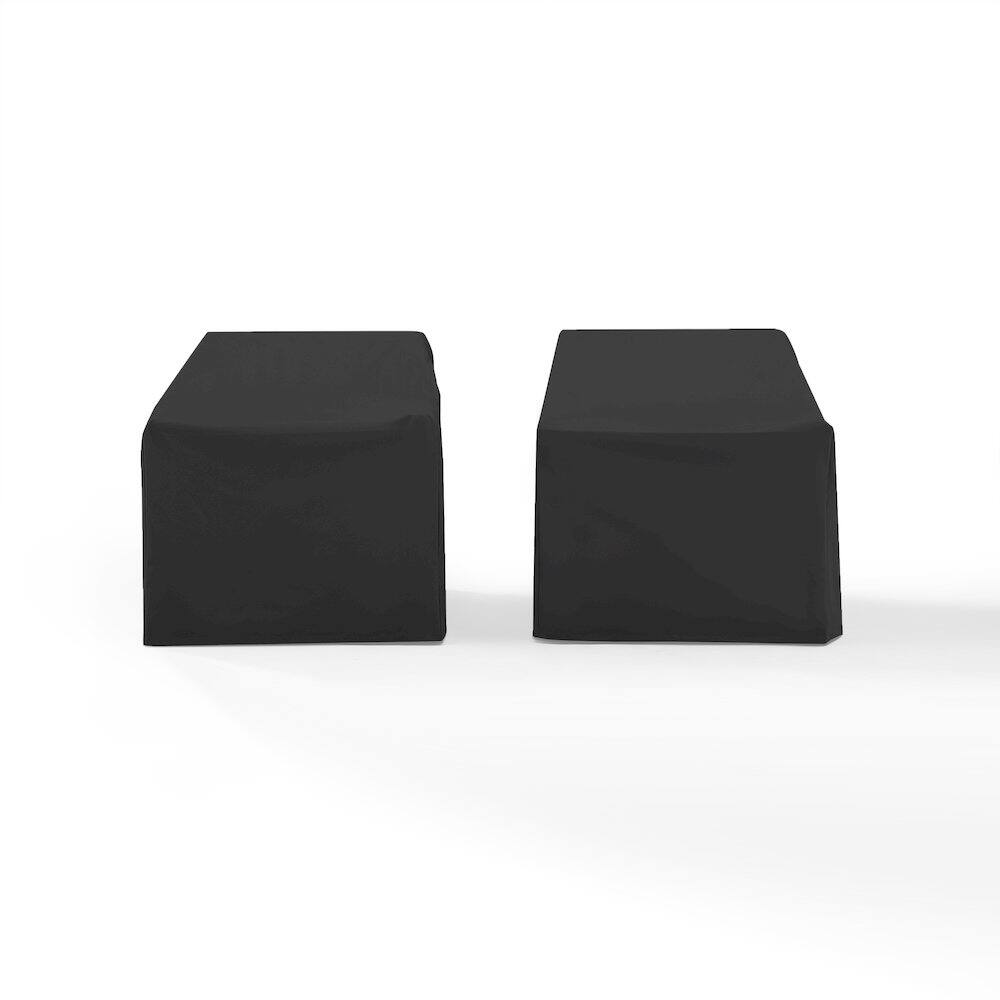 Alt View 2. Crosley Furniture - 2Pc Outdoor Chair Furniture Cover Set - 2 Chairs - Black.