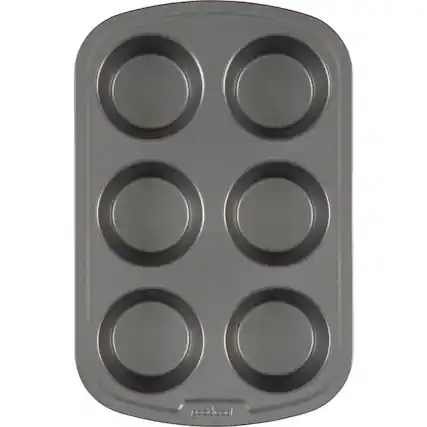 Front. Good Cook - 6-Cup Nonstick Muffin Pan.