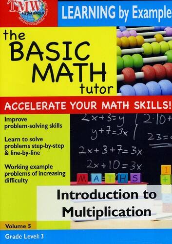 Front. Basic Math Tutor Introduction To Multiplication   - DVD.