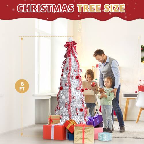 CHRISTMAS TREE SIZE  
6 FT