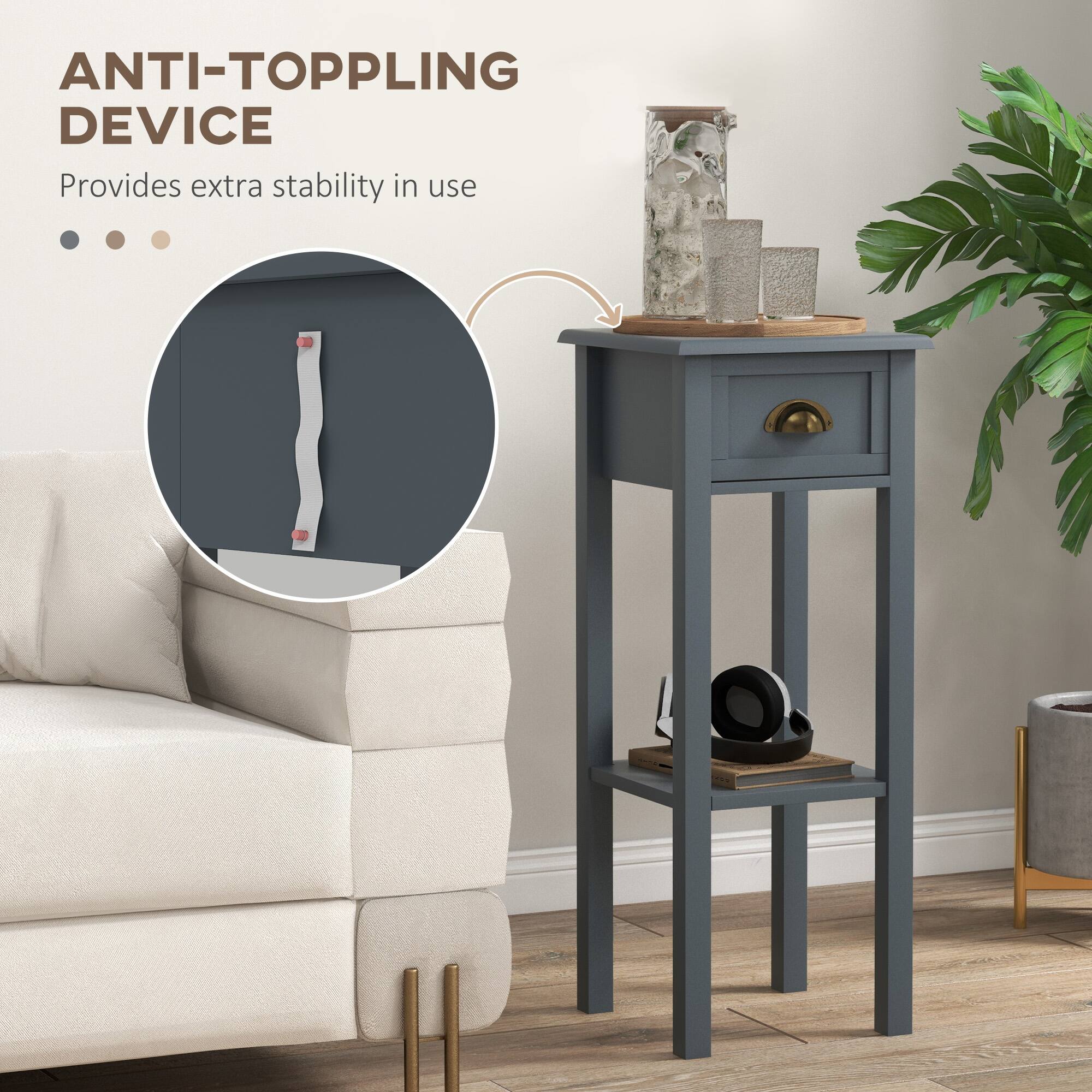 ANTI-TOPPLING DEVICE
Provides extra stability in use
