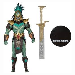 McFarlane Toys - Mortal Kombat 7 Inch Action Figure | Kotal Kahn (Cutter of Men Skin) - Yellow
