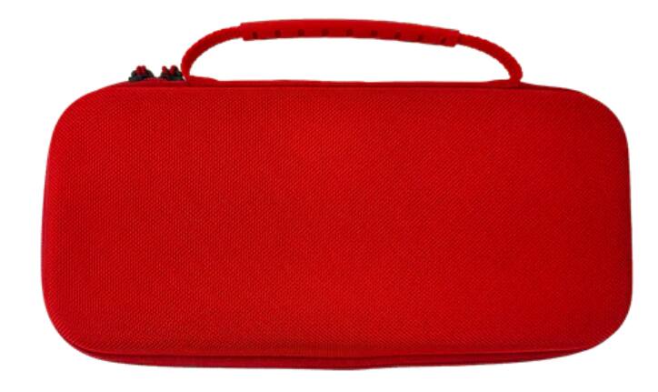 Alt View 3. Biogenik - Compact Protective Case for Switch 2 - Semi-Hard Shell - Red.