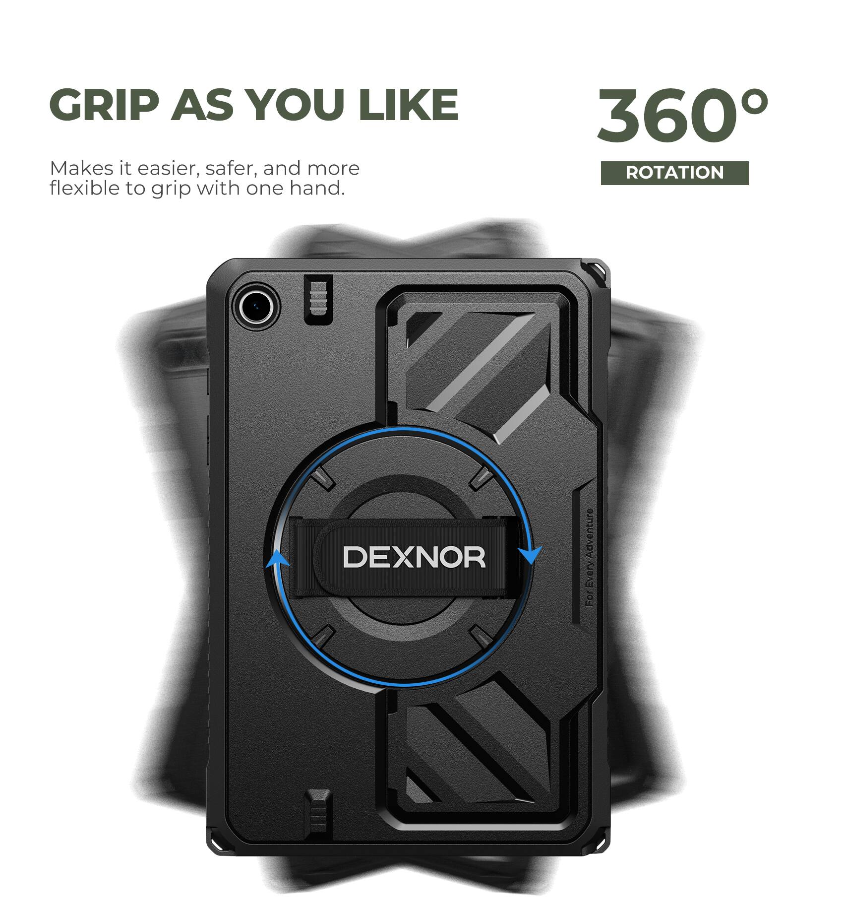 GRIP AS YOU LIKE  
Makes it easier, safer, and more flexible to grip with one hand.

360° ROTATION

DEXNOR  
For Every Adventure