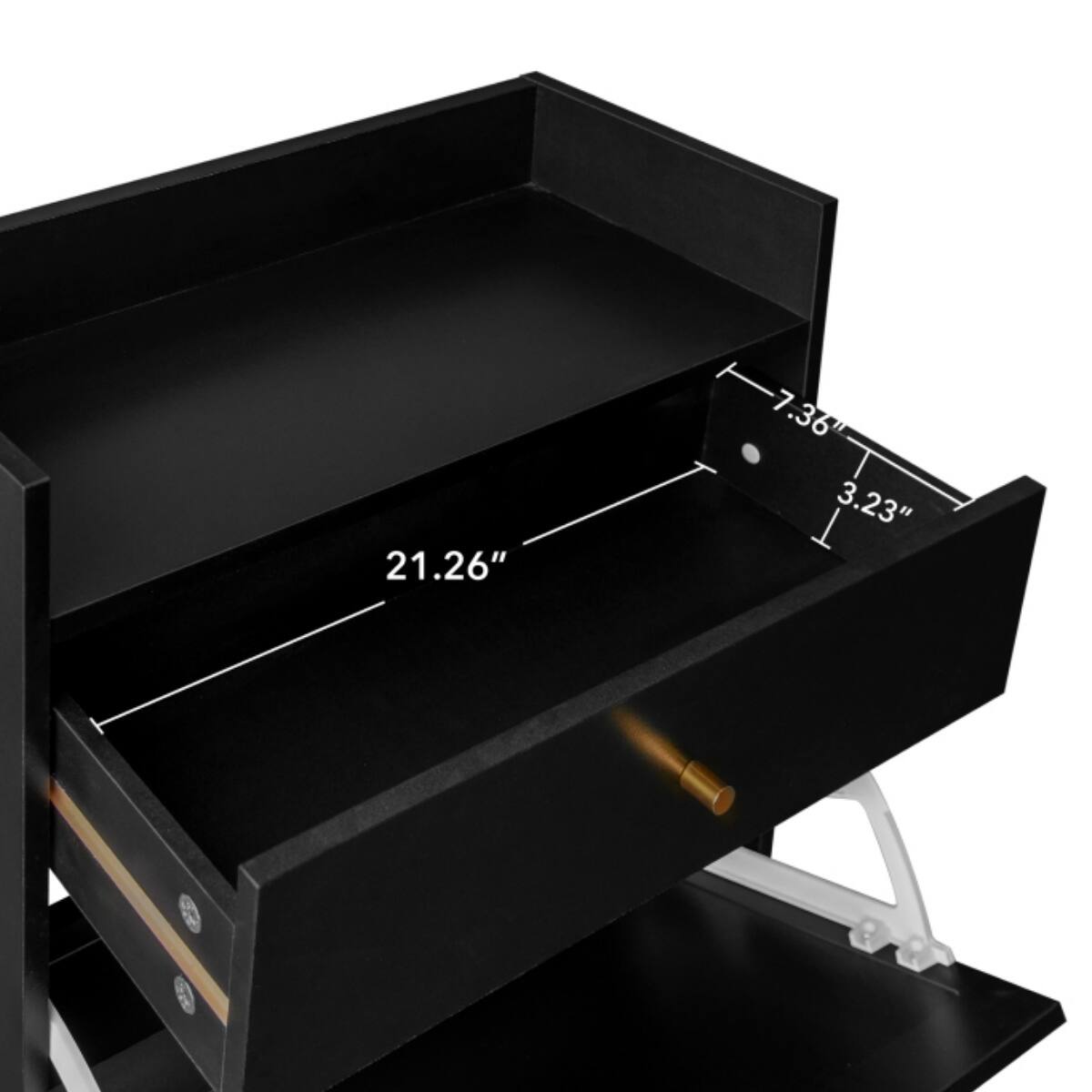 21.26"  
7.36"  
3.23"