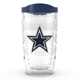 Tervis - Dallas Cowboys 10oz. Emblem Classic Wavy Tumbler with Lid - Multicolor
