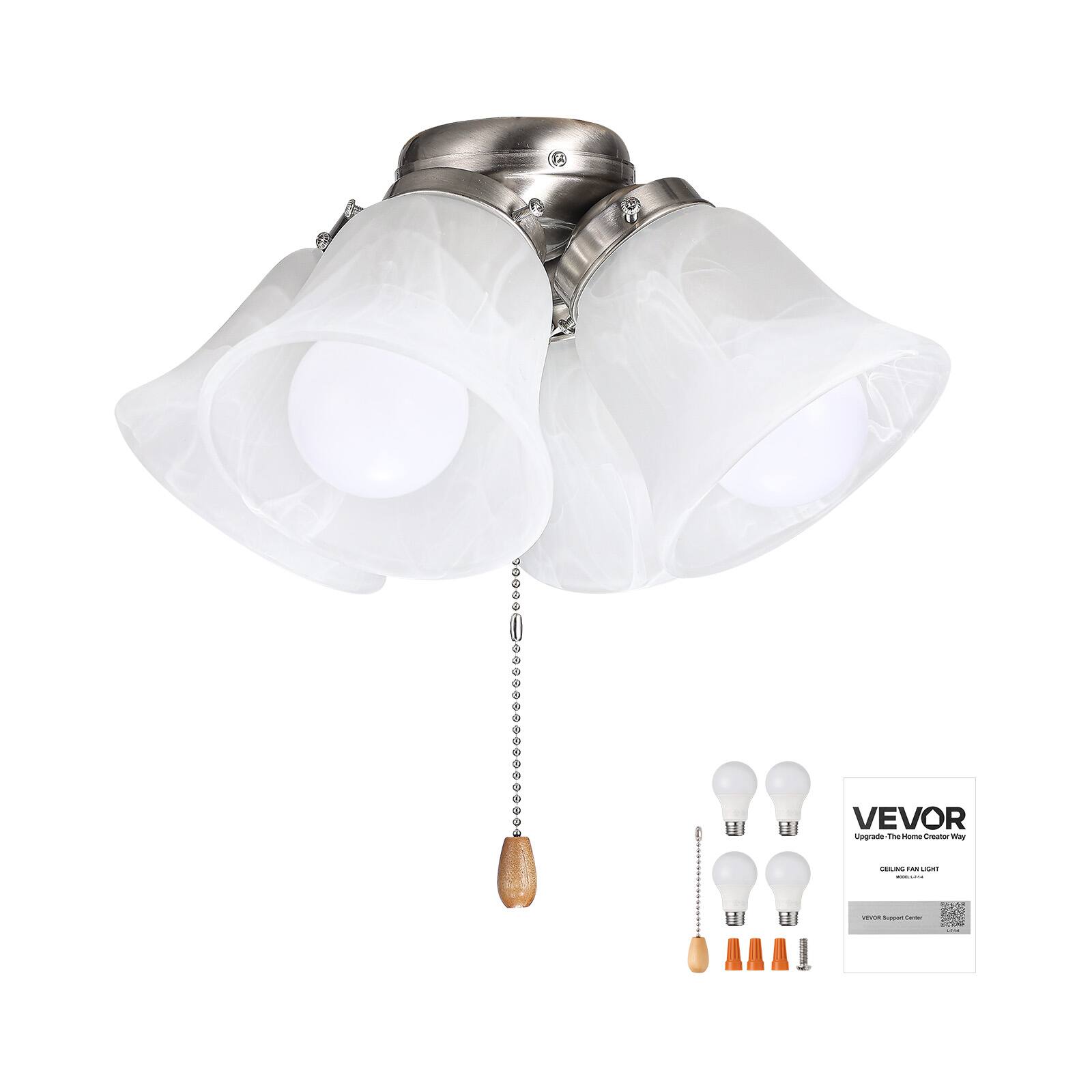 VEVOR  
Upgrade - The Home Creator Way  

CEILING FAN LIGHT  

VEVOR Support Center