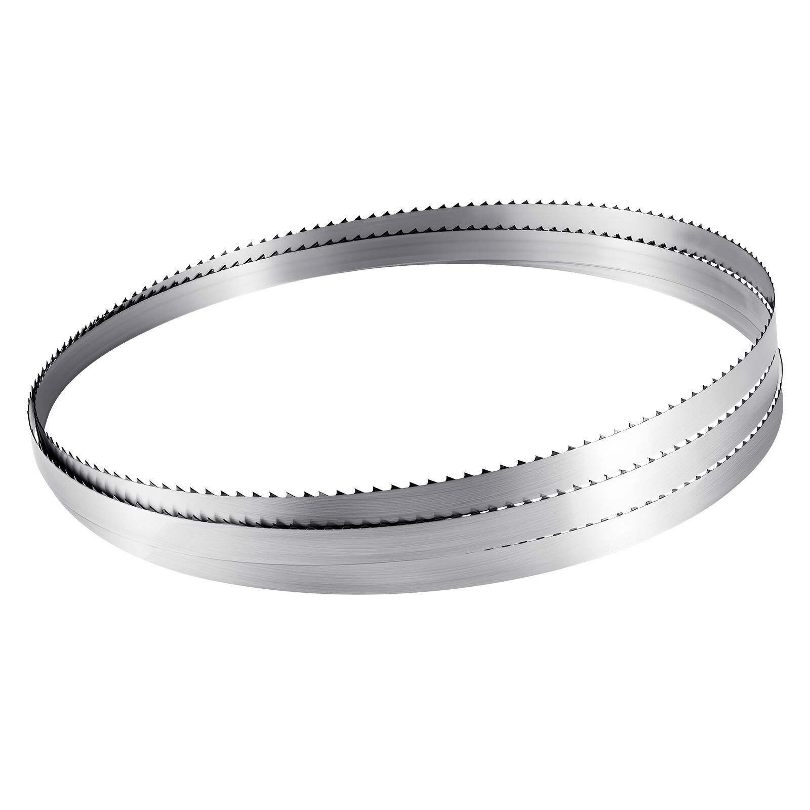 Alt View 5. VEVOR - Bandsaw Blade, 109.45 Inch Length, 4 TPI Band Saw Blade with 18 HRC Hardened Sharp Teeth, High-Strength Carbon Steel - Sliver.